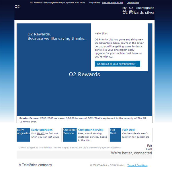 O2 email Images off