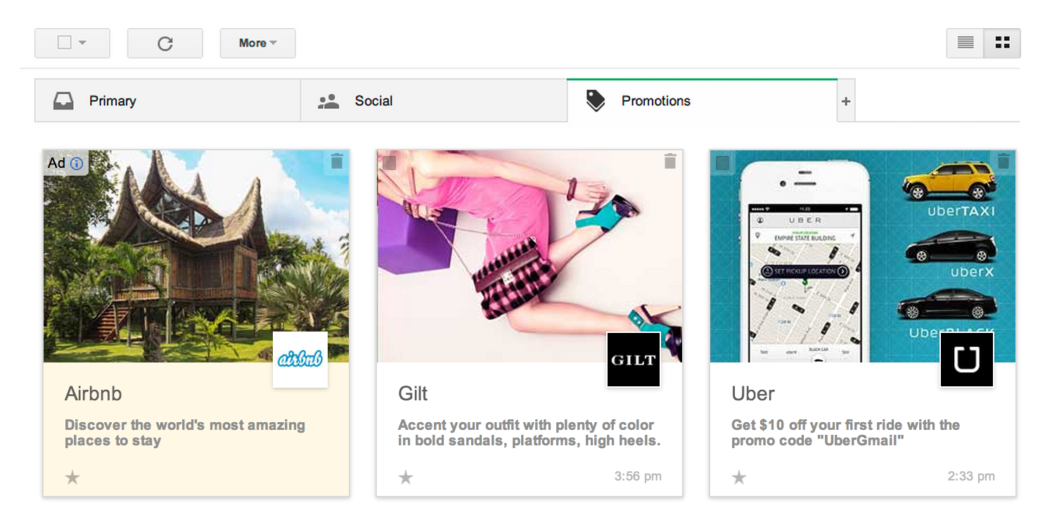 Gmail introduces a new look, social style, Promotions tab